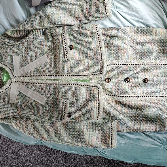 Suit - multi color with Gold Threading - Picture 6 of 6